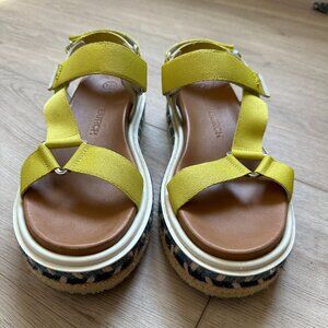 Tory Burch Open Toe Espadrille Sandals